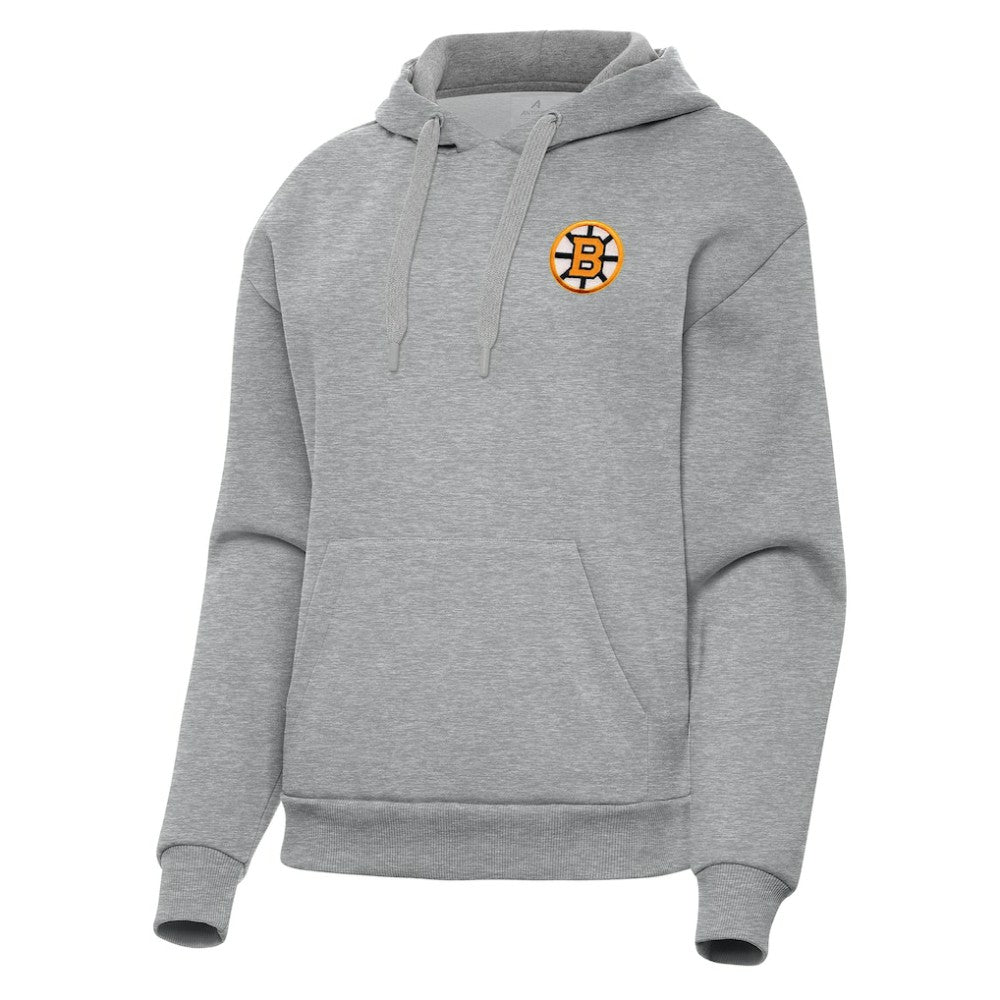 Boston Bruins Antigua Women's Victory Pullover Hoodie