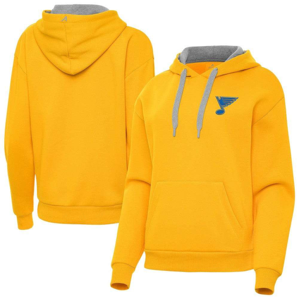 St. Louis Blues Antigua Women's Victory Pullover Hoodie