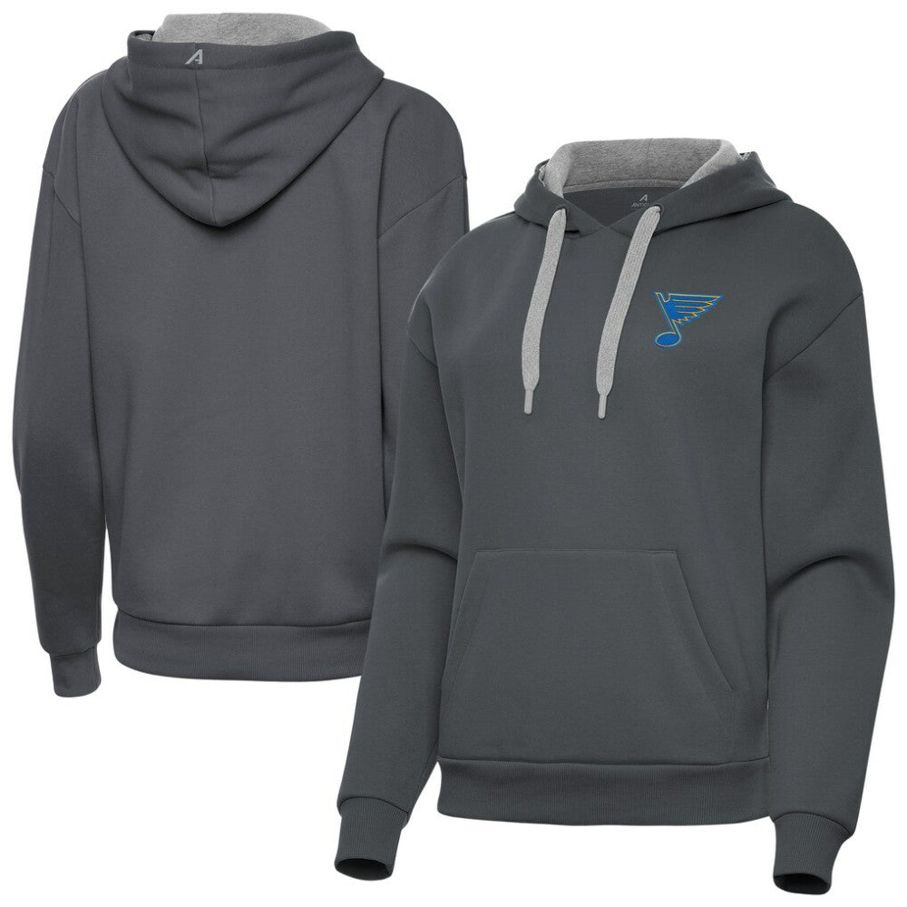 St. Louis Blues Antigua Women's Victory Pullover Hoodie