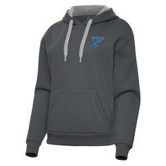 St. Louis Blues Antigua Women's Victory Pullover Hoodie