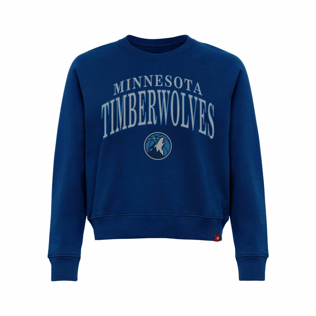 Minnesota Timberwolves Sportiqe Women's Genuine Issue Collection Ashlyn Cropped Sweatshirt - Navy shop