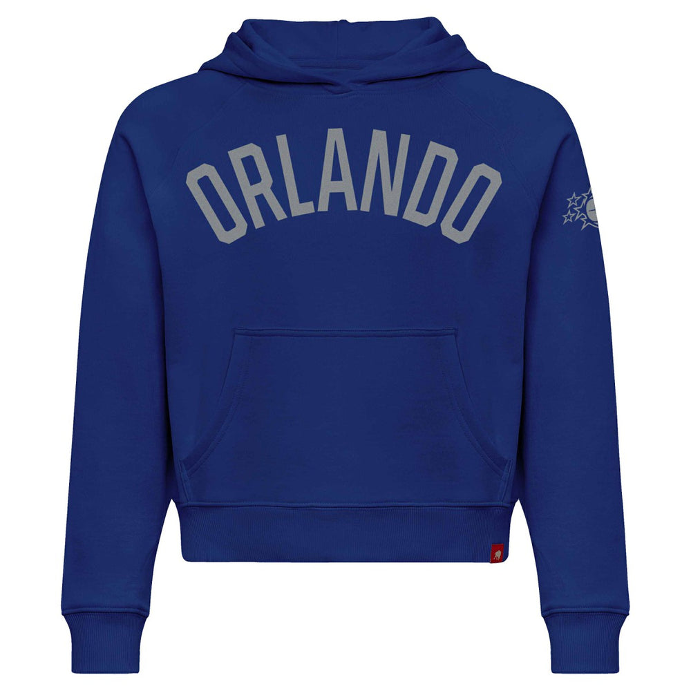 Orlando Magic Sportiqe Women's Genuine Issue Collection Ella Cropped Hoodie - Blue online