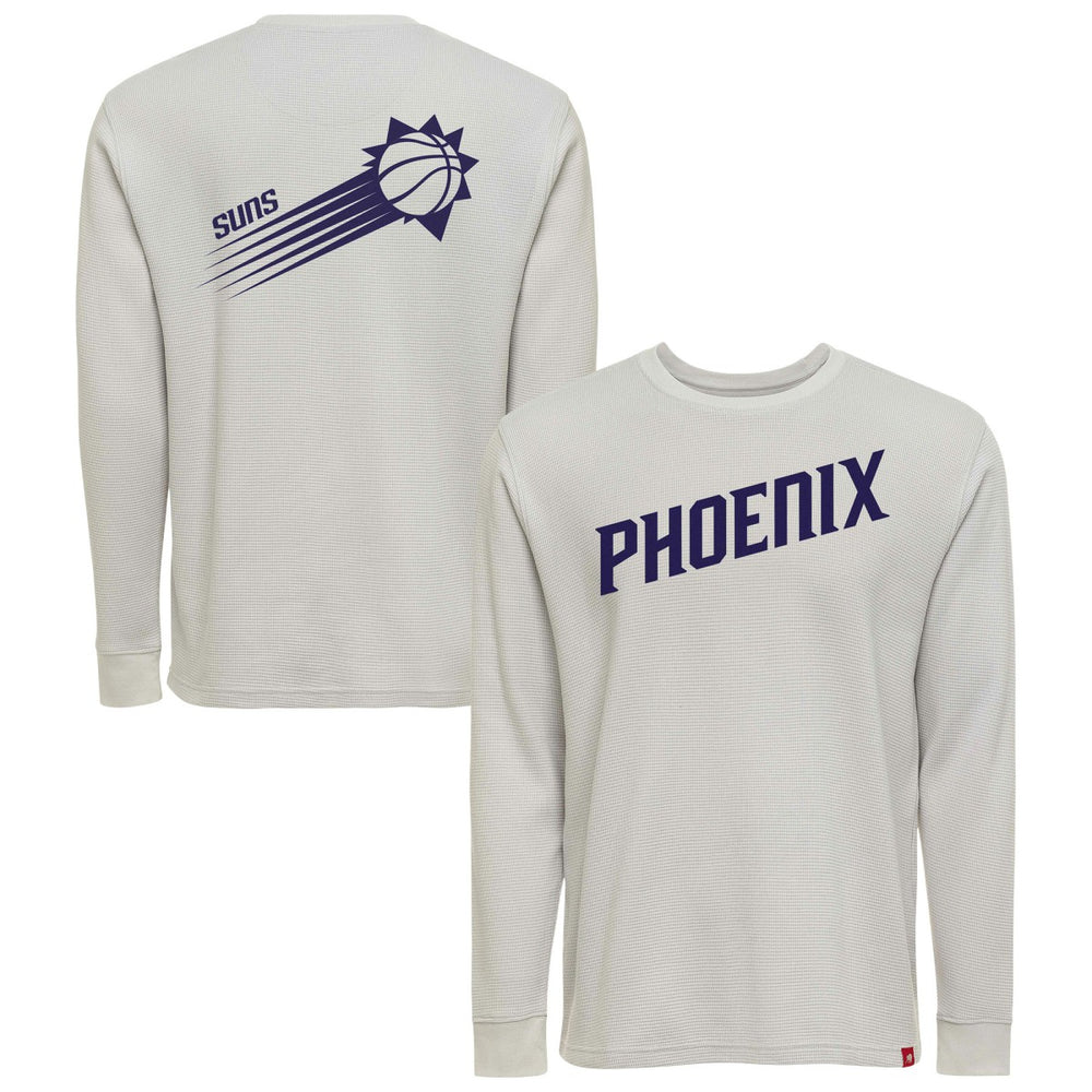 Phoenix Suns Sportiqe Unisex Afton Thermal Long Sleeve T-Shirt - Gray on sale