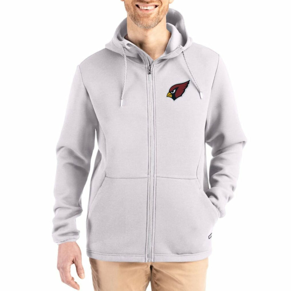 NFL Arizona Cardinals Cutter & Buck Roam Epic Comfort Recycled Full-Zip Hoodie Jacket