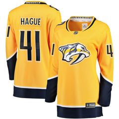 Nicolas Hague Nashville Predators Fanatics Women's Home Breakaway Jersey