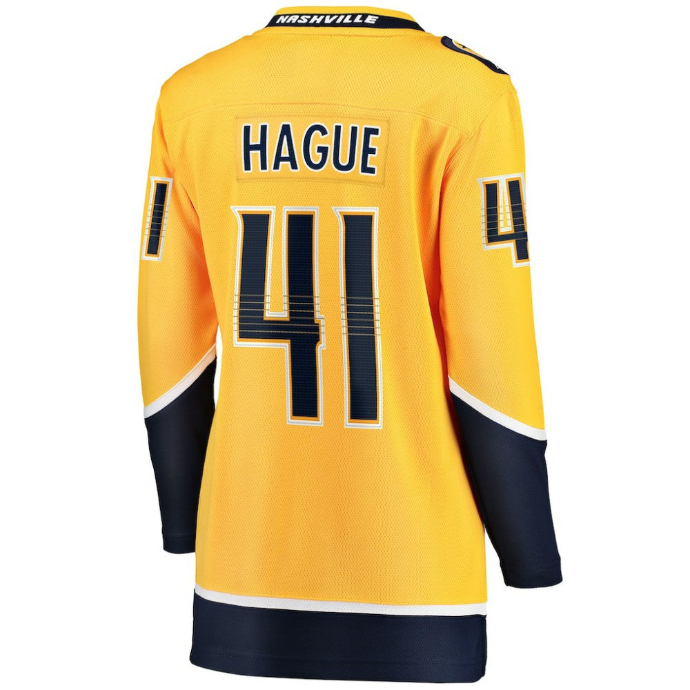 Nicolas Hague Nashville Predators Fanatics Women's Home Breakaway Jersey