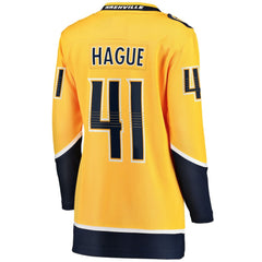 Nicolas Hague Nashville Predators Fanatics Women's Home Breakaway Jersey