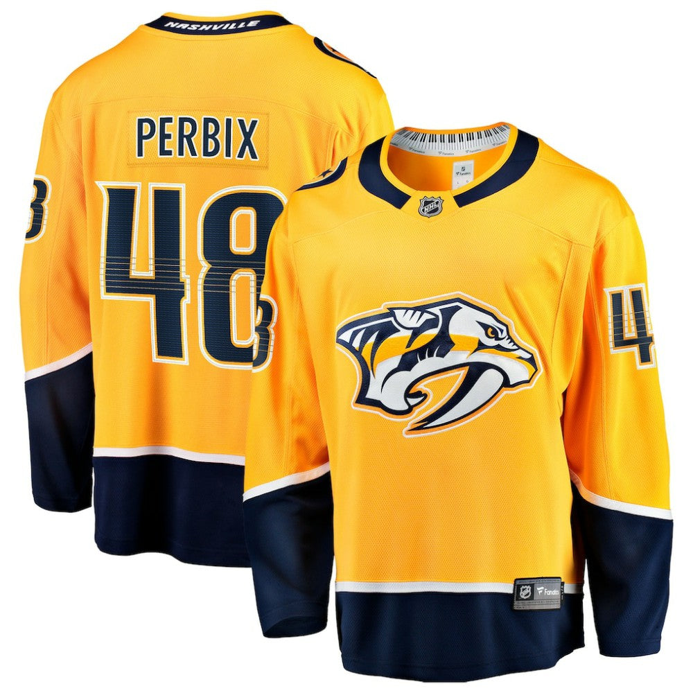 Nick Perbix Nashville Predators Fanatics Home Breakaway Jersey