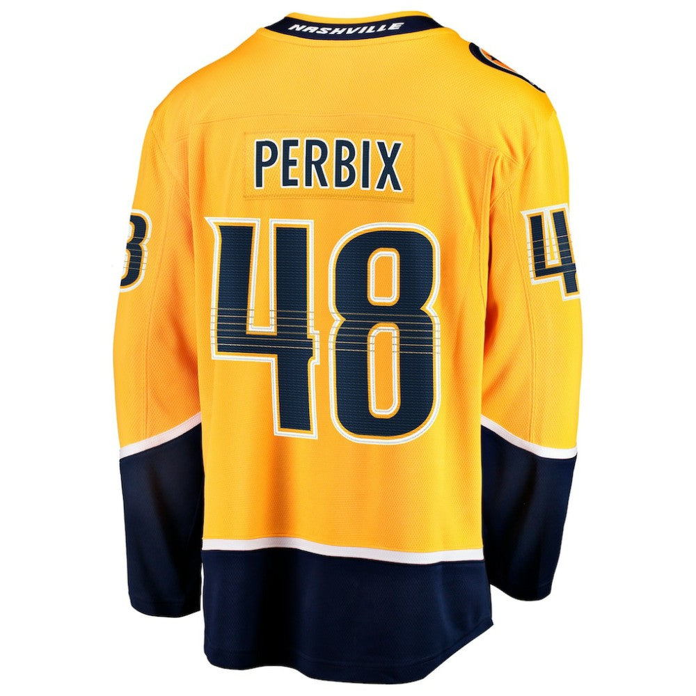 Nick Perbix Nashville Predators Fanatics Home Breakaway Jersey