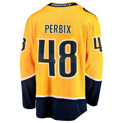 Nick Perbix Nashville Predators Fanatics Home Breakaway Jersey