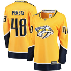 Nick Perbix Nashville Predators Fanatics Women's Home Breakaway Jersey