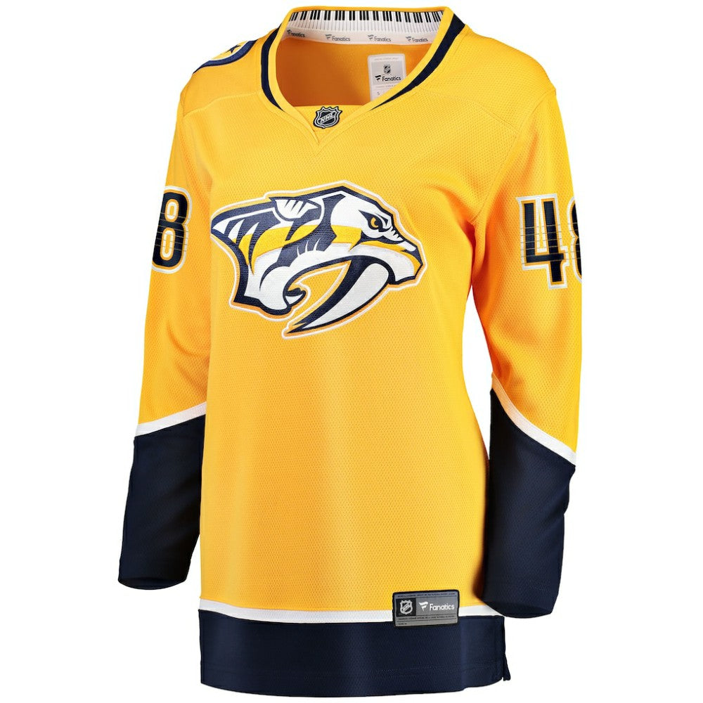 Nick Perbix Nashville Predators Fanatics Women's Home Breakaway Jersey