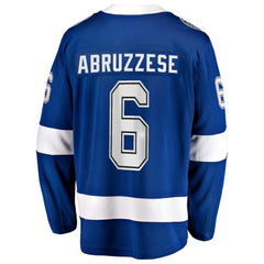 Nick Abruzzese Tampa Bay Lightning Fanatics Home Breakaway Jersey