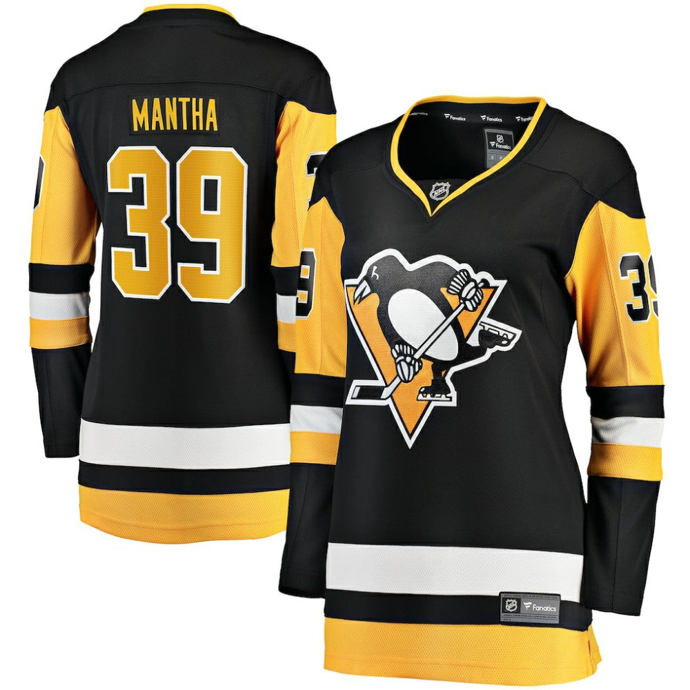 Anthony Mantha Pittsburgh Penguins Fanatics Women's Home Breakaway Jersey