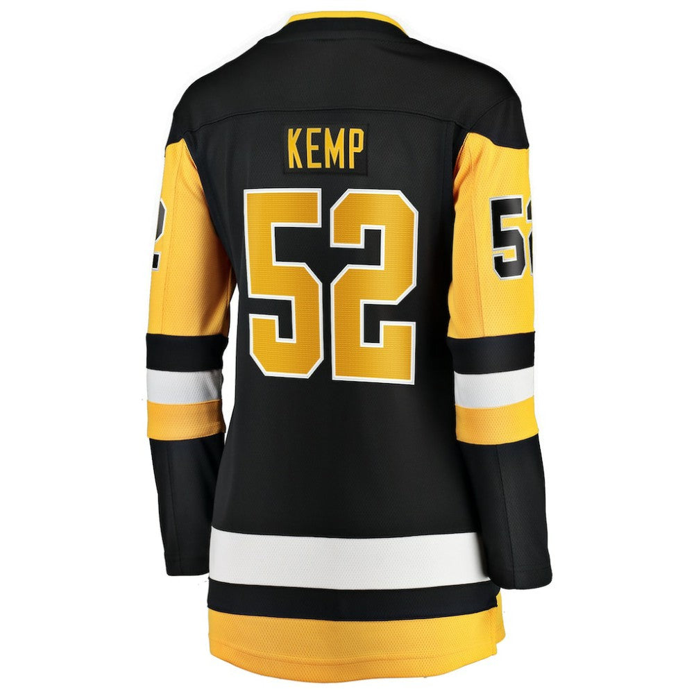 Philip Kemp Pittsburgh Penguins Fanatics Women's Home Breakaway Jersey