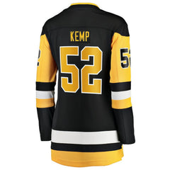Philip Kemp Pittsburgh Penguins Fanatics Women's Home Breakaway Jersey