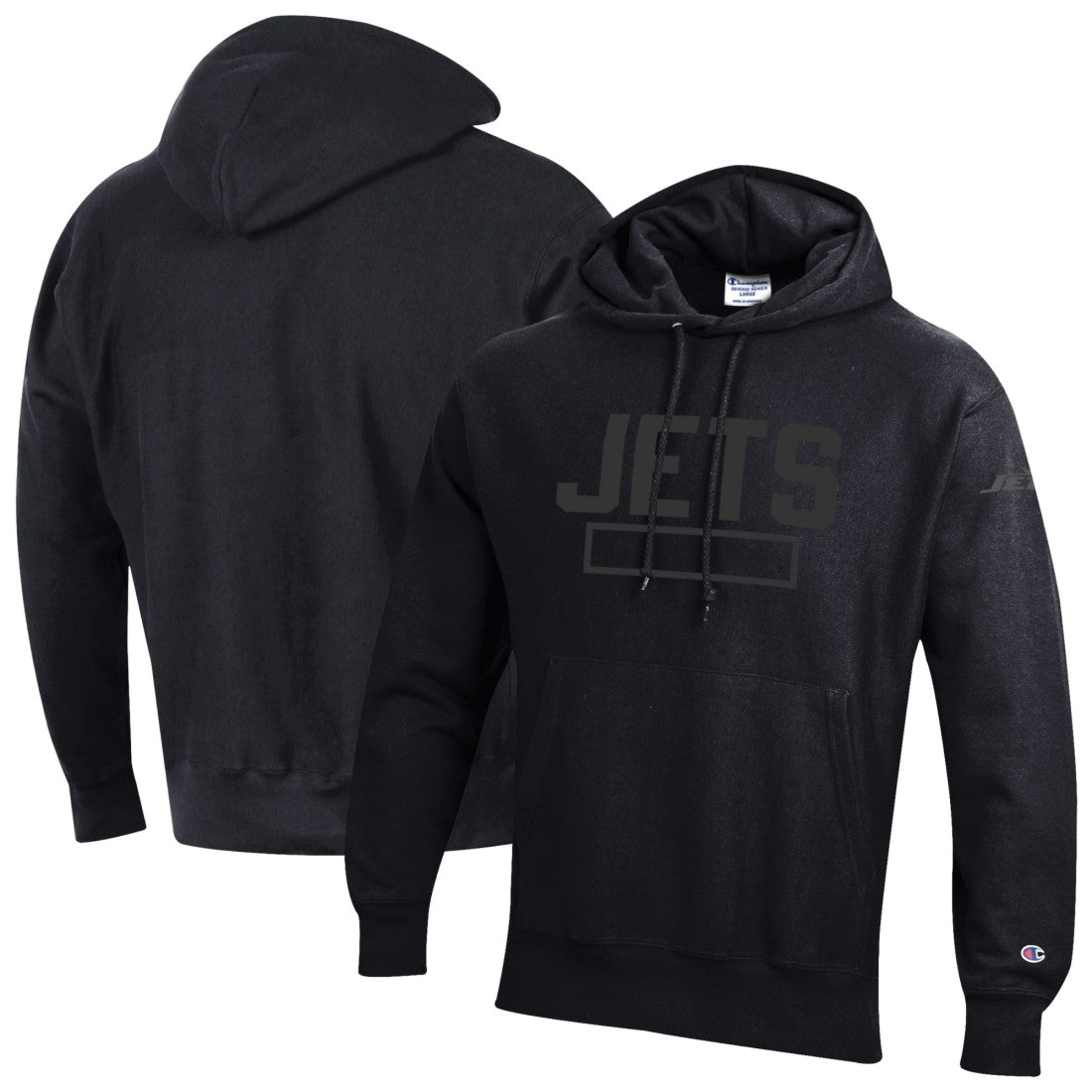 NFL New York Jets Tonal Reverse Weave Fleece Hoodie