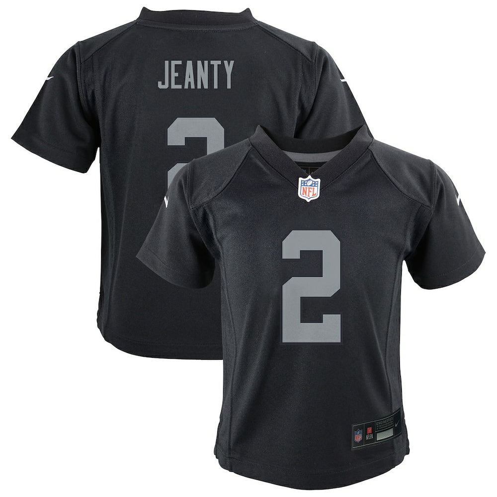 NFL Las Vegas Raiders Ashton Jeanty  Preschool Team Player Game Jersey