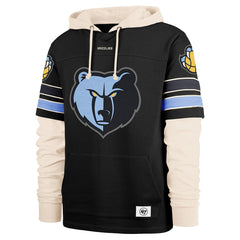 Memphis Grizzlies '47 Split Zone Cornerback Duo Hoodie - Black | 47 brand discount