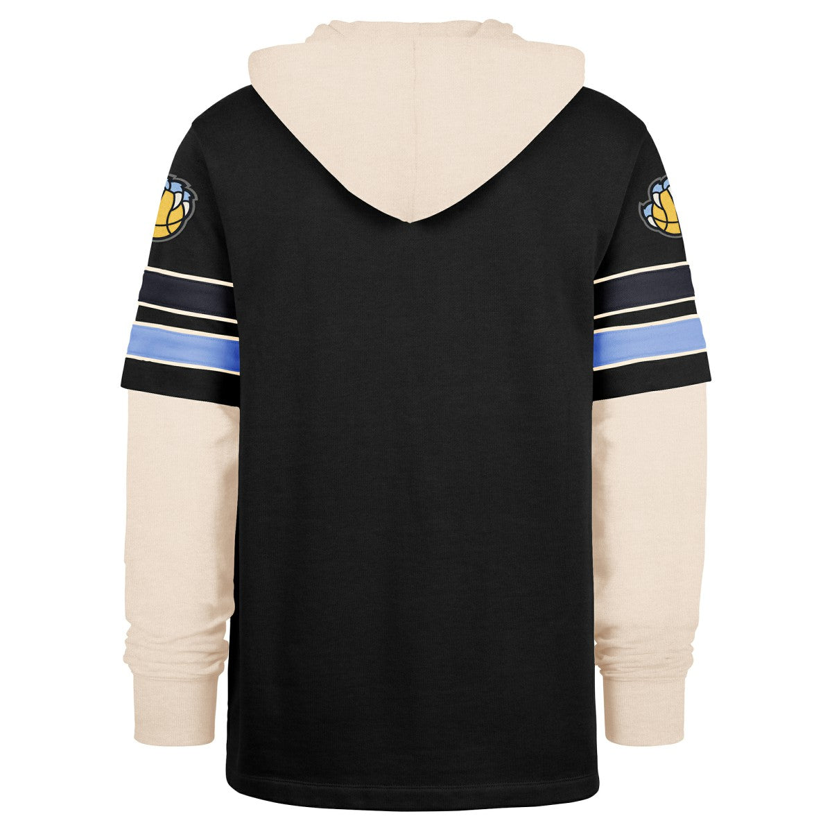 Memphis Grizzlies '47 Split Zone Cornerback Duo Hoodie - Black | 47 brand discount
