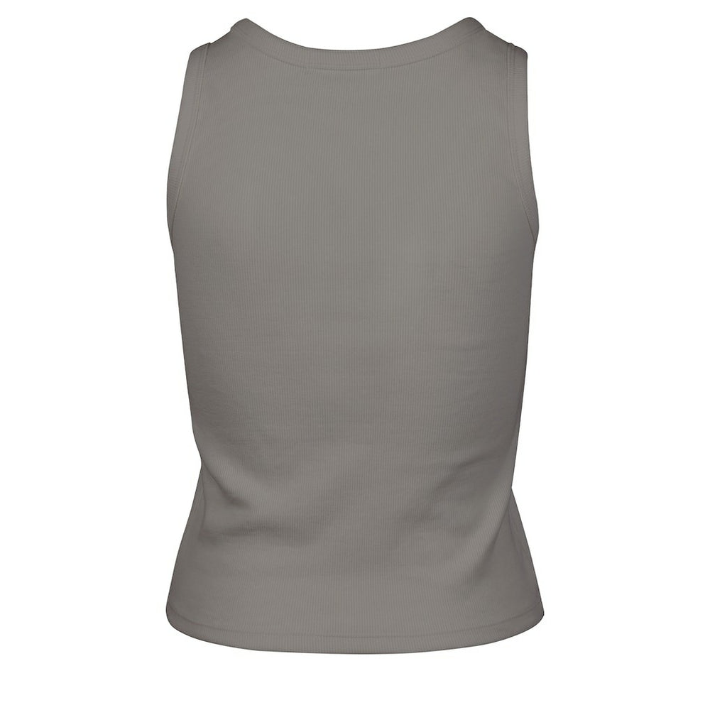 Dallas Mavericks '47 Women's Cropped Skyhook Baby Rib Tank sale - Gray | 47 brand for sale
