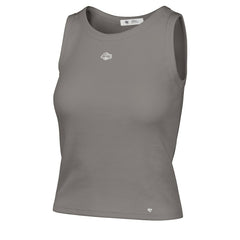 Los Angeles Lakers '47 Women's Cropped Skyhook Baby Rib Tank - Gray | 47 brand shop