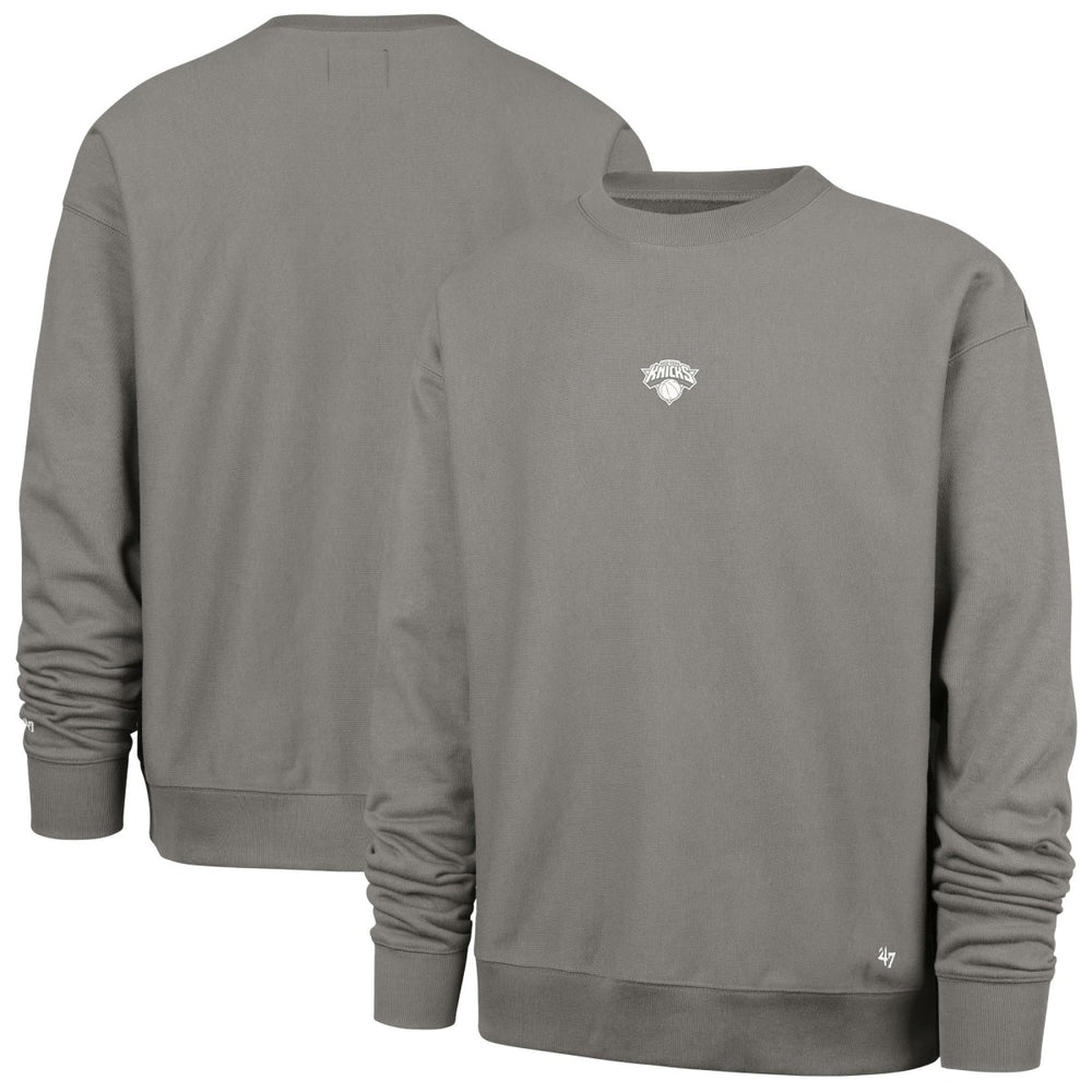 New York Knicks '47 Offside Foundation Crew Neck Sweatshirt - Gray | 47 brand discount