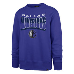 Dallas Mavericks '47 Unisex Brush By Headline Crewneck Sweatshirt sale - Blue | 47 brand on sale