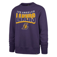 Los Angeles Lakers '47 Unisex Brush By Headline Crewneck Sweatshirt - Purple | 47 brand on sale