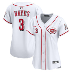 Ke'Bryan Hayes Cincinnati Reds Women's Home Limited Player Jersey - White | Nike