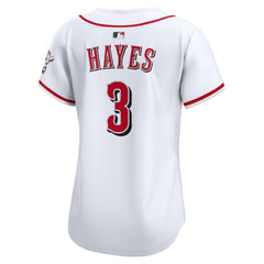Ke'Bryan Hayes Cincinnati Reds Women's Home Limited Player Jersey - White | Nike