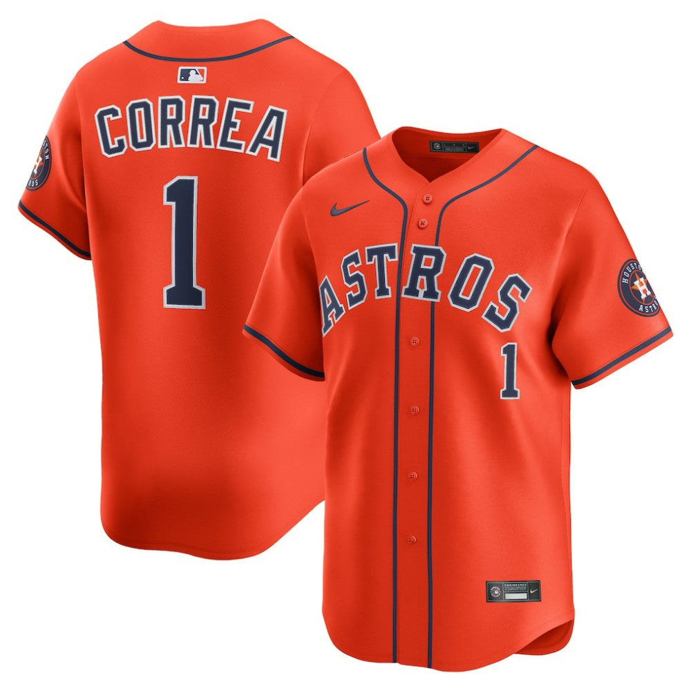 Carlos Correa Houston Astros Alternate Limited Player Jersey - Orange | Nike