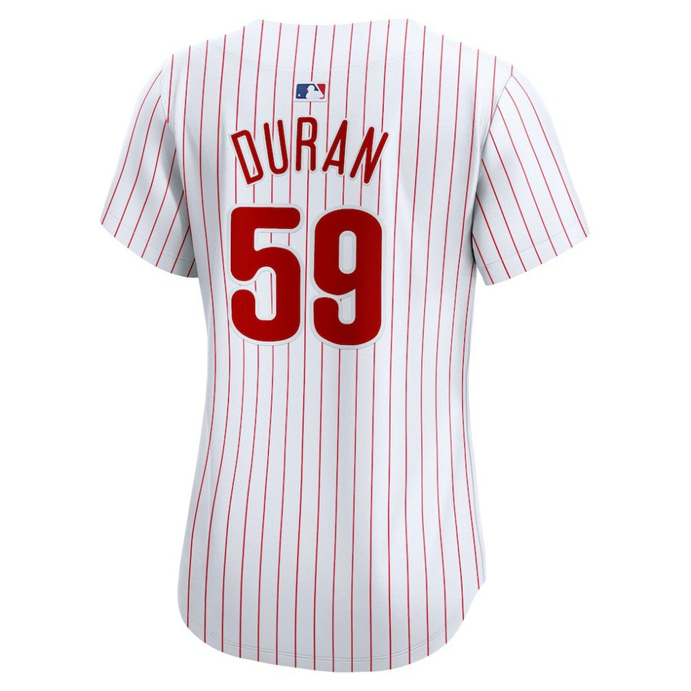 Jhoan Duran Philadelphia Phillies Women's Home Limited Player Jersey - White | Nike