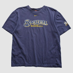 Milwaukee Brewers 2004 T-Shirt - Navy Vintage | Nike