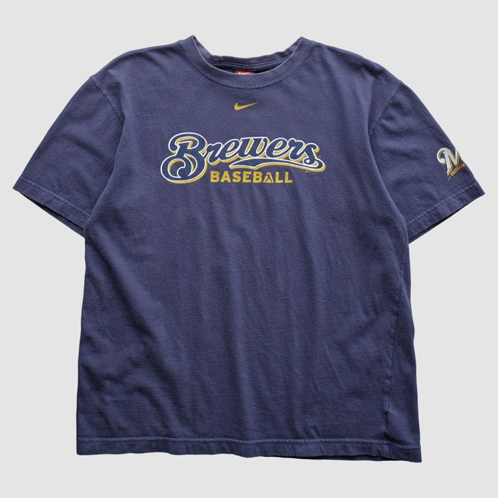 Milwaukee Brewers 2004 T-Shirt - Navy Vintage | Nike