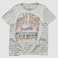 Atlanta Braves 1992 T-Shirt - Gray Vintage