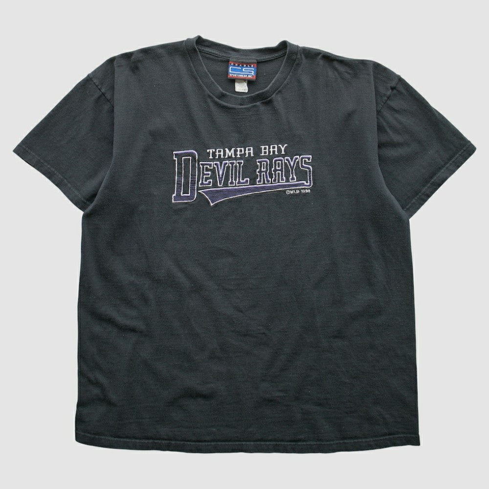 Tampa Bay Rays 1998 T-Shirt - Black Vintage