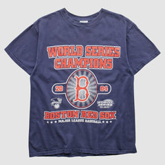 Boston Red Sox Dynasty 2004 T-Shirt - Navy Vintage