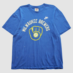 Milwaukee Brewers 2000s T-Shirt - Blue Vintage | Nike