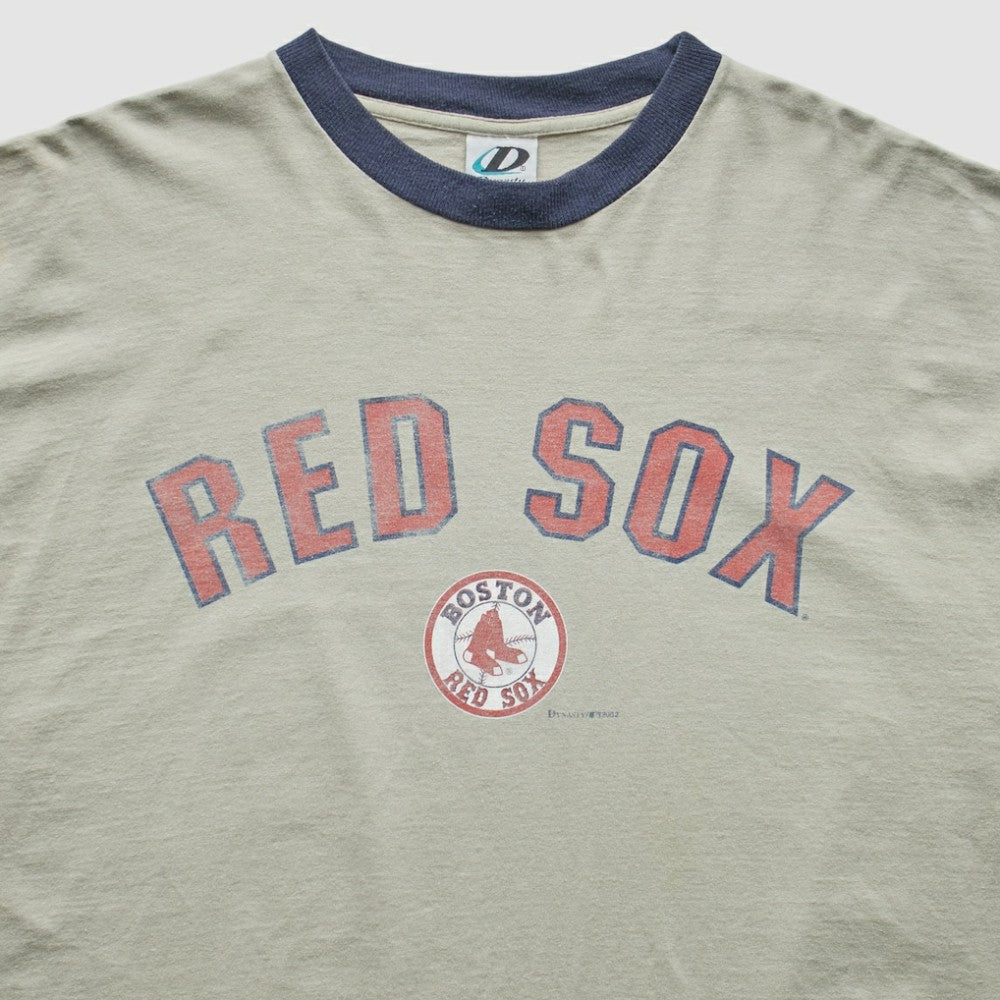 Boston Red Sox Dynasty 2002 T-Shirt - Beige Vintage