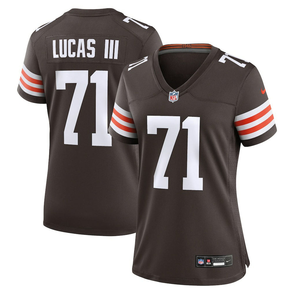 NFL Cleveland Browns Cornelius Lucas  Women's Team Game Jersey