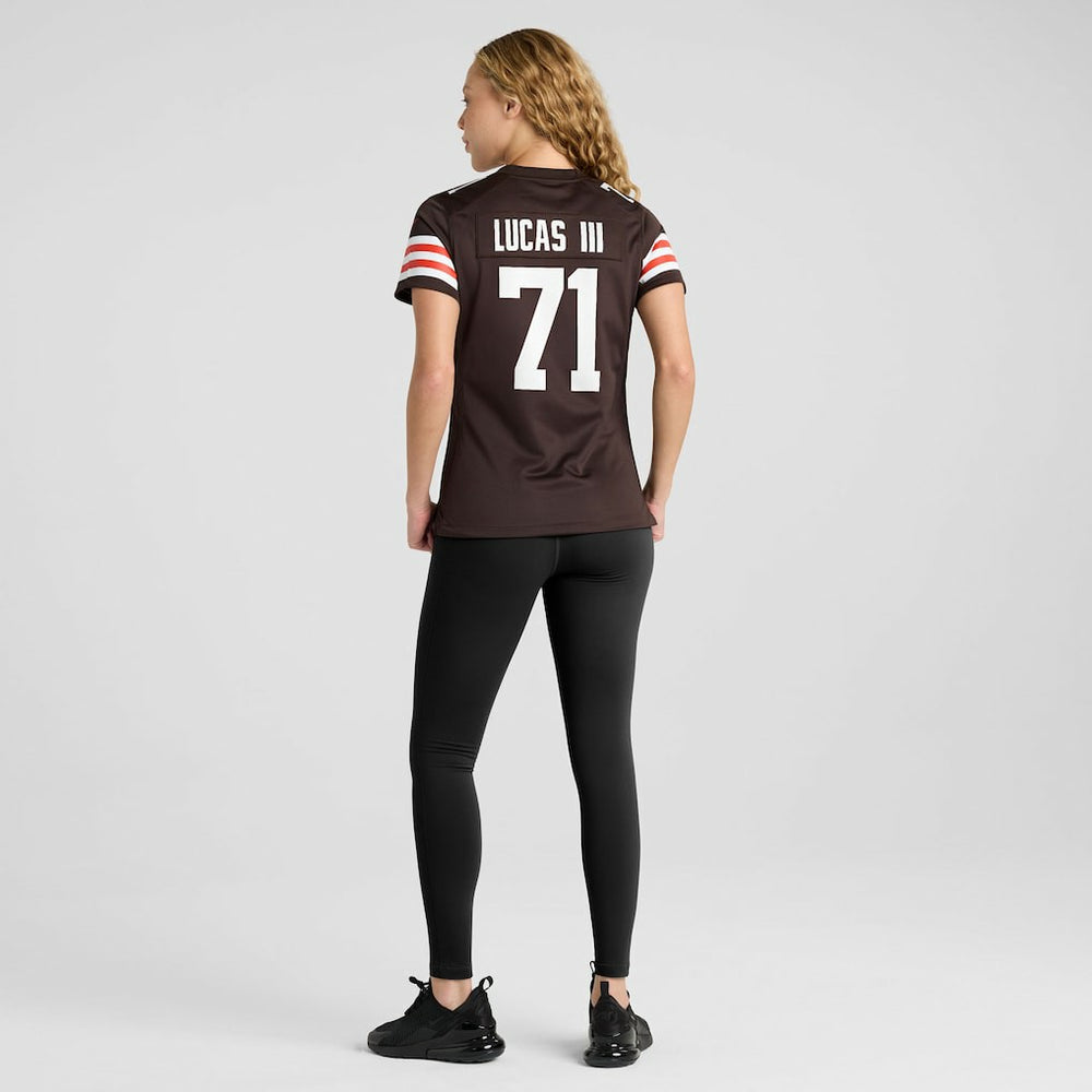 NFL Cleveland Browns Cornelius Lucas  Women's Team Game Jersey