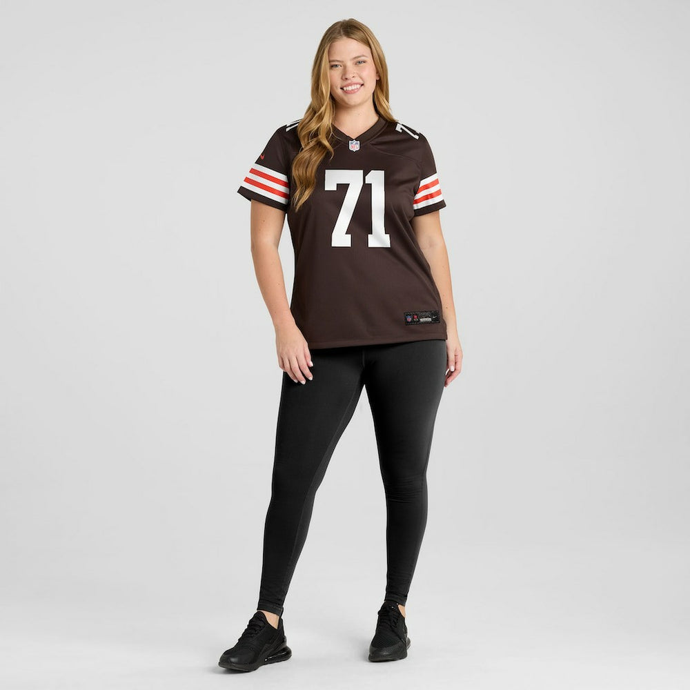 NFL Cleveland Browns Cornelius Lucas  Women's Team Game Jersey