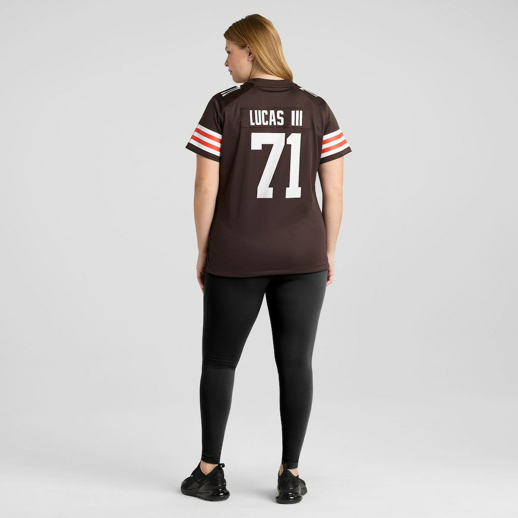 NFL Cleveland Browns Cornelius Lucas  Women's Team Game Jersey