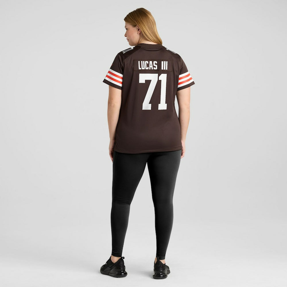 NFL Cleveland Browns Cornelius Lucas  Women's Team Game Jersey