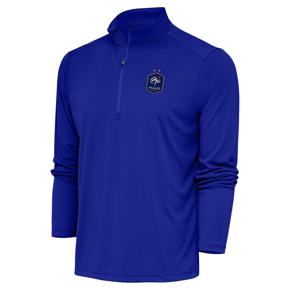 France National Team Antigua Statement Quarter-Zip Pullover / Soccer Hot sale