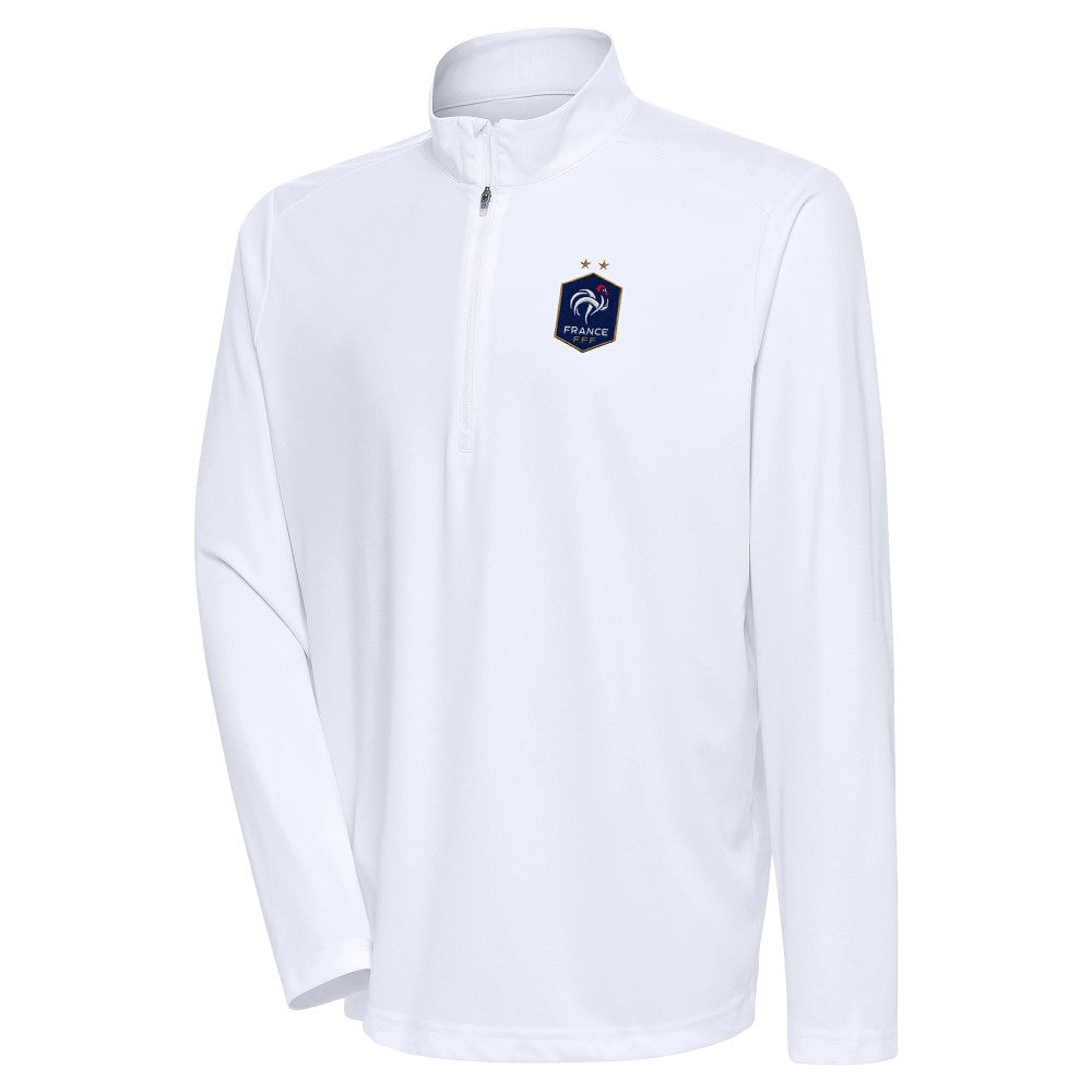 France National Team Antigua Statement Quarter-Zip Pullover / Soccer Hot sale