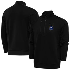 France National Team Antigua Genesis Quarter-Zip Pullover / Soccer New