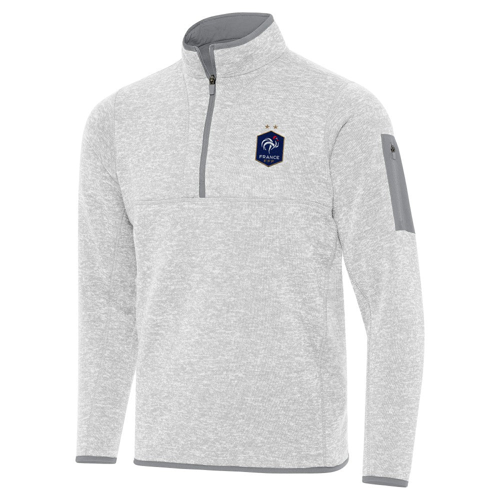 France National Team Antigua Elevate Quarter-Zip Pullover / Soccer Outlet