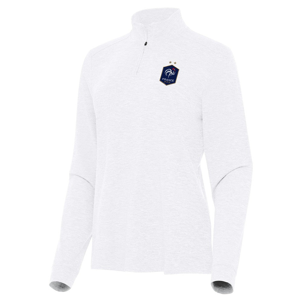 France National Team Antigua Women's Master Quarter-Zip Pullover / Soccer Discount